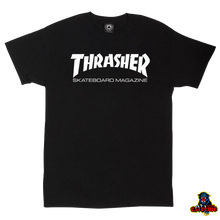 Load image into Gallery viewer, THRASHER T-shirt MAG LOGO Black/ White
