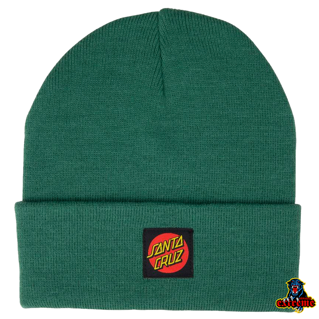 SANTA CRUZ BEANIE Classic Label Mineral Green