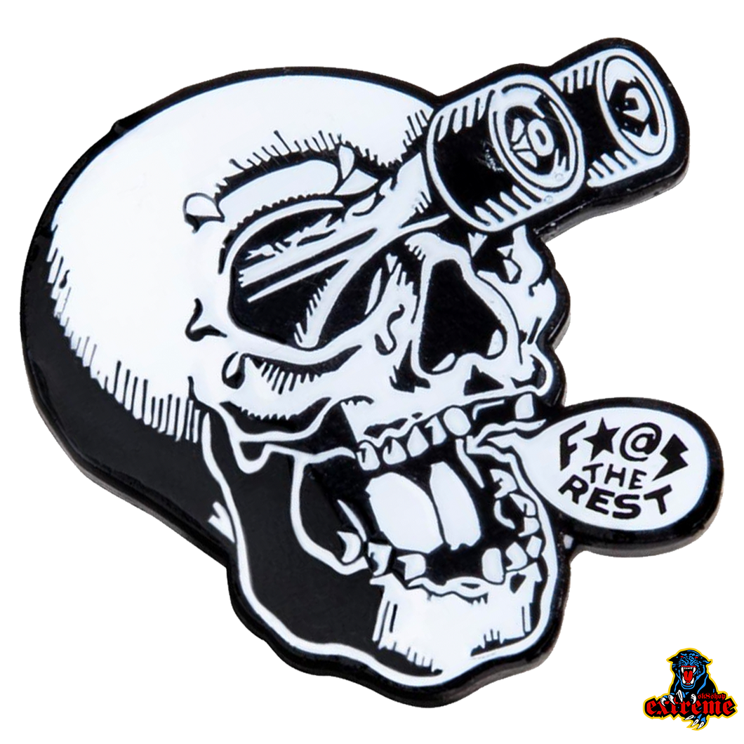 INDEPENDENT FTR Skull Pin