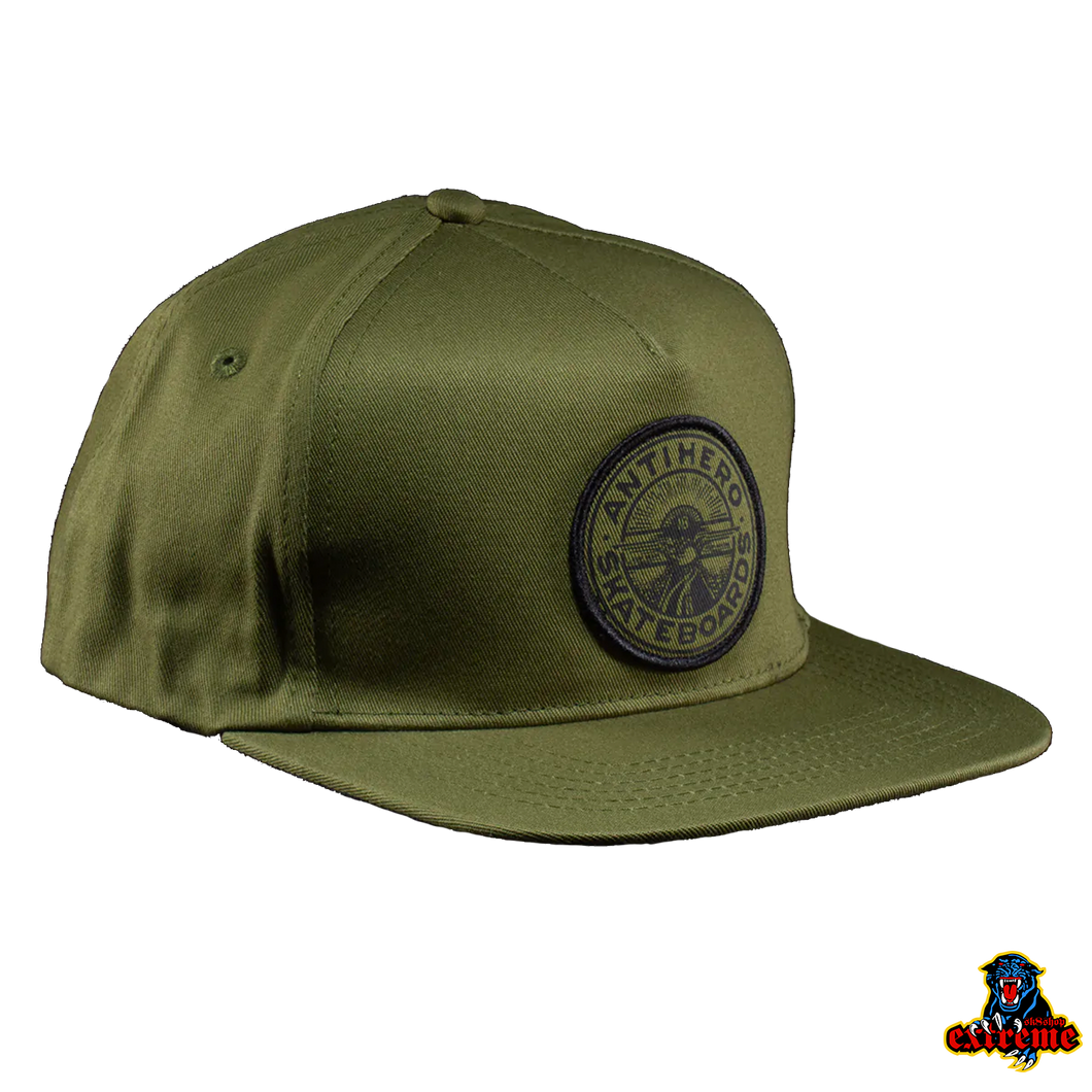 ANTI HERO CAP SNAPBACK Stay Ready Patch Olive/ Black