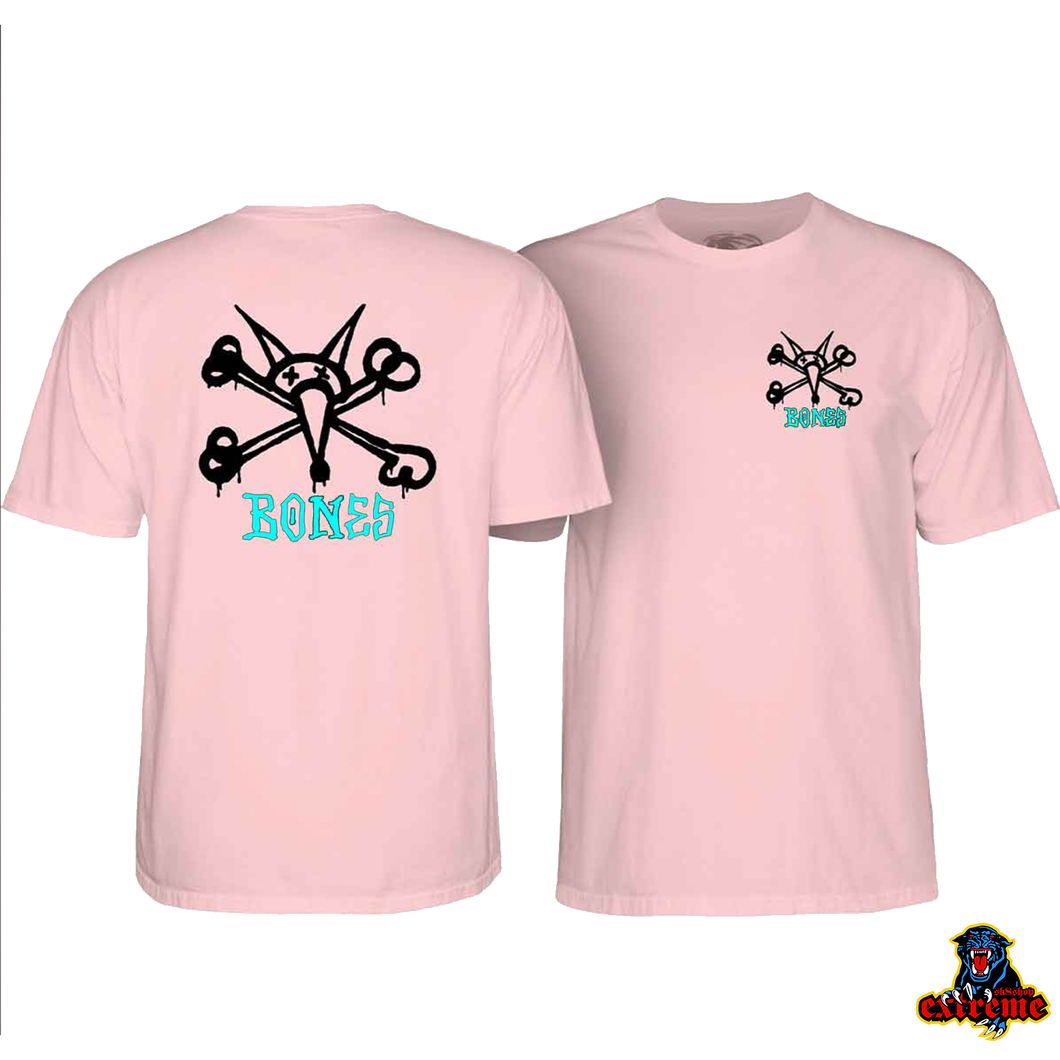POWELL PERALTA  T-SHIRT PP RAT BONES Light Pink