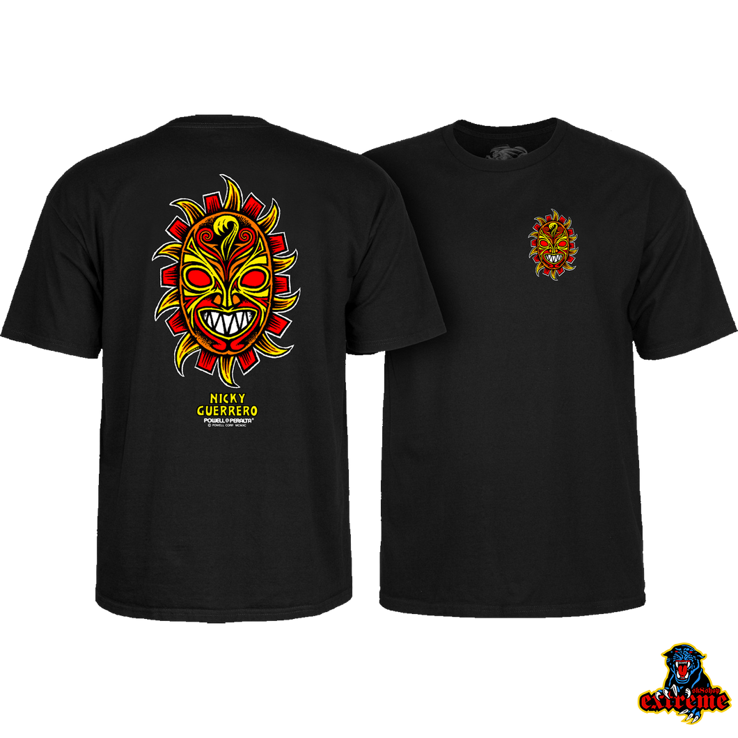 POWELL PERALTA  T-SHIRT Nicky Guerrero Mask Black