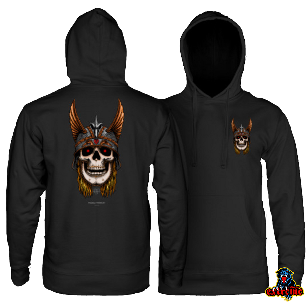 POWELL PERALTA HOODIE ANDY ANDERSON SKULL Black