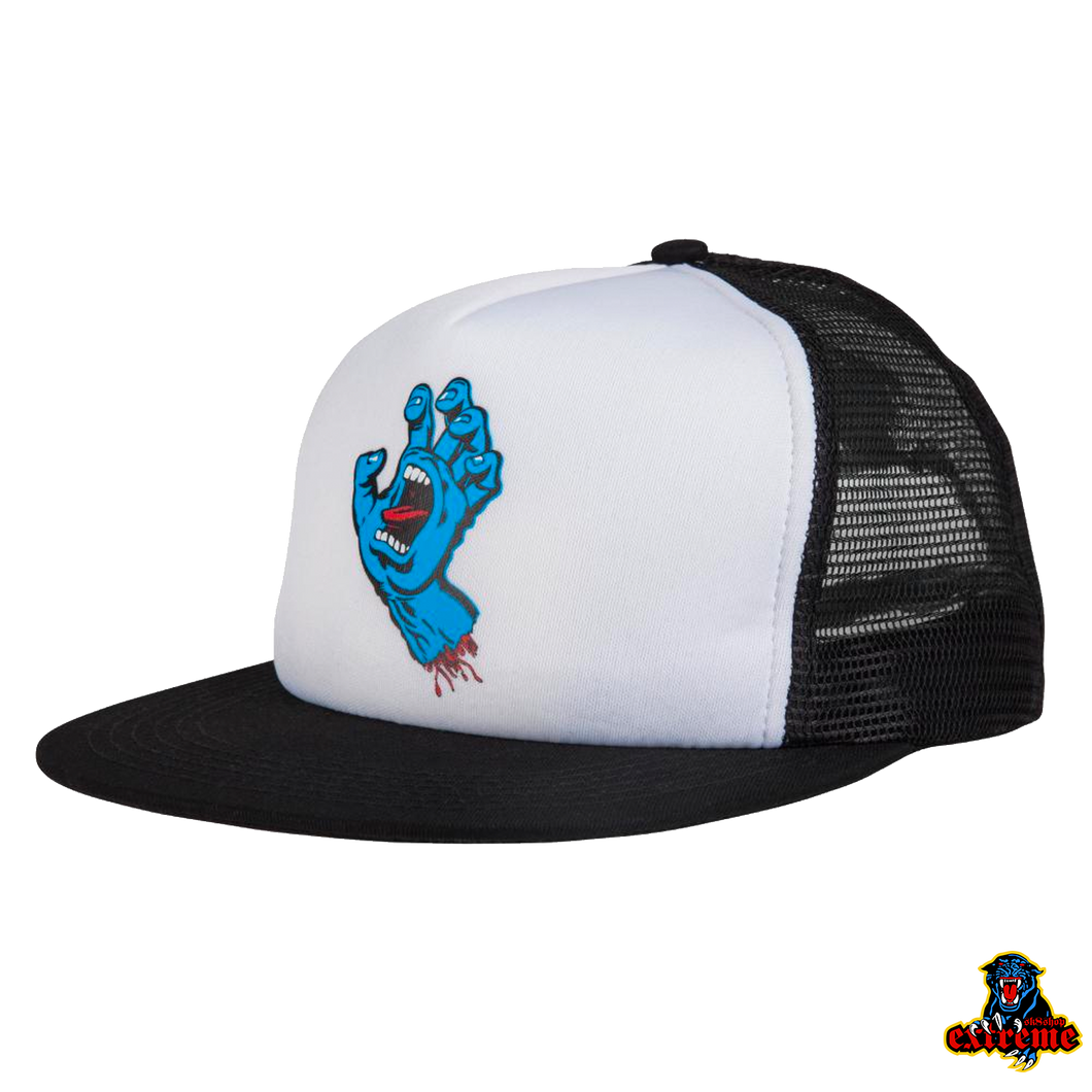 SANTA CRUZ CAP Hand Mesh White/ Black O/S