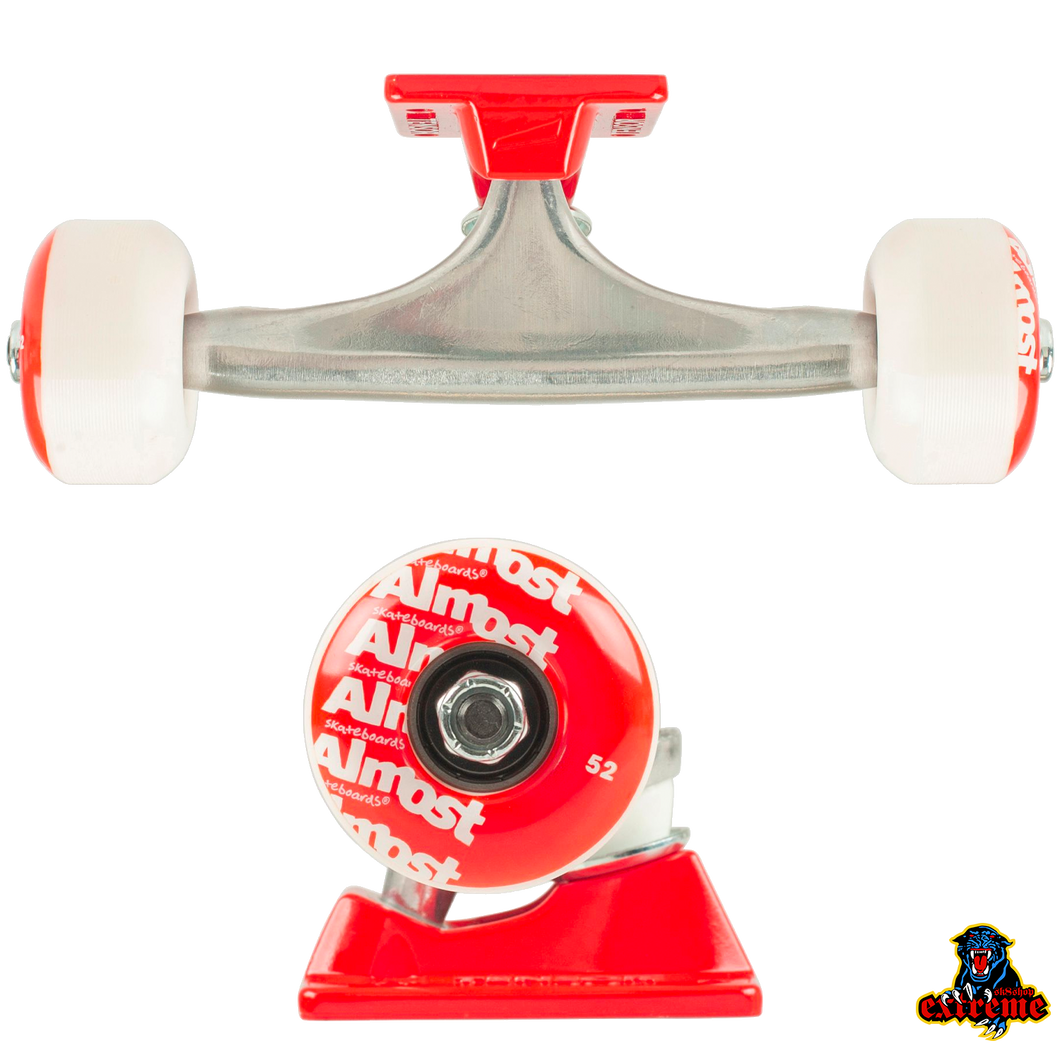 TENSOR Almost Color Truck & Wheel Combo White