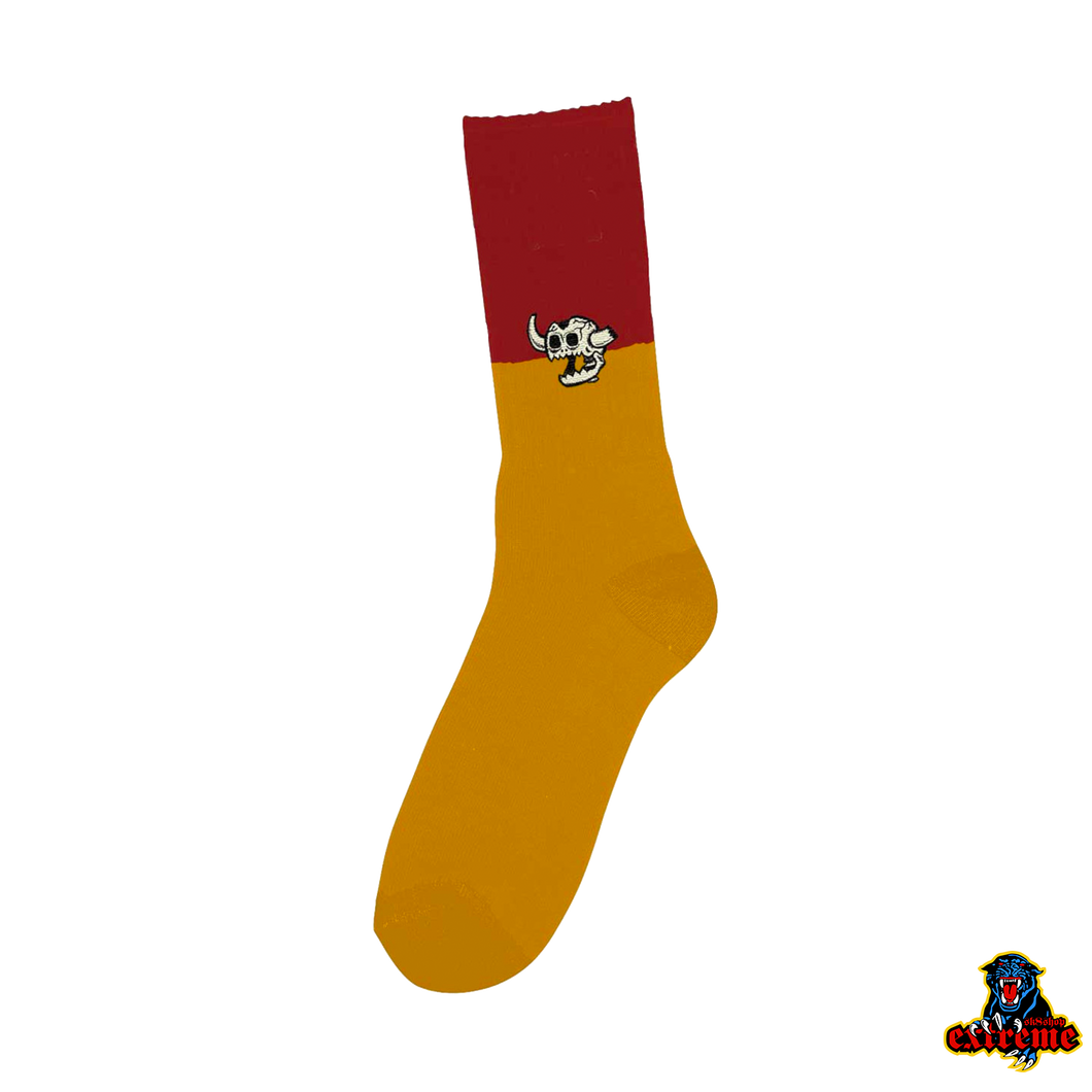 TOY MACHINE SOCK Dead Monster Split Sock Maroon O/S