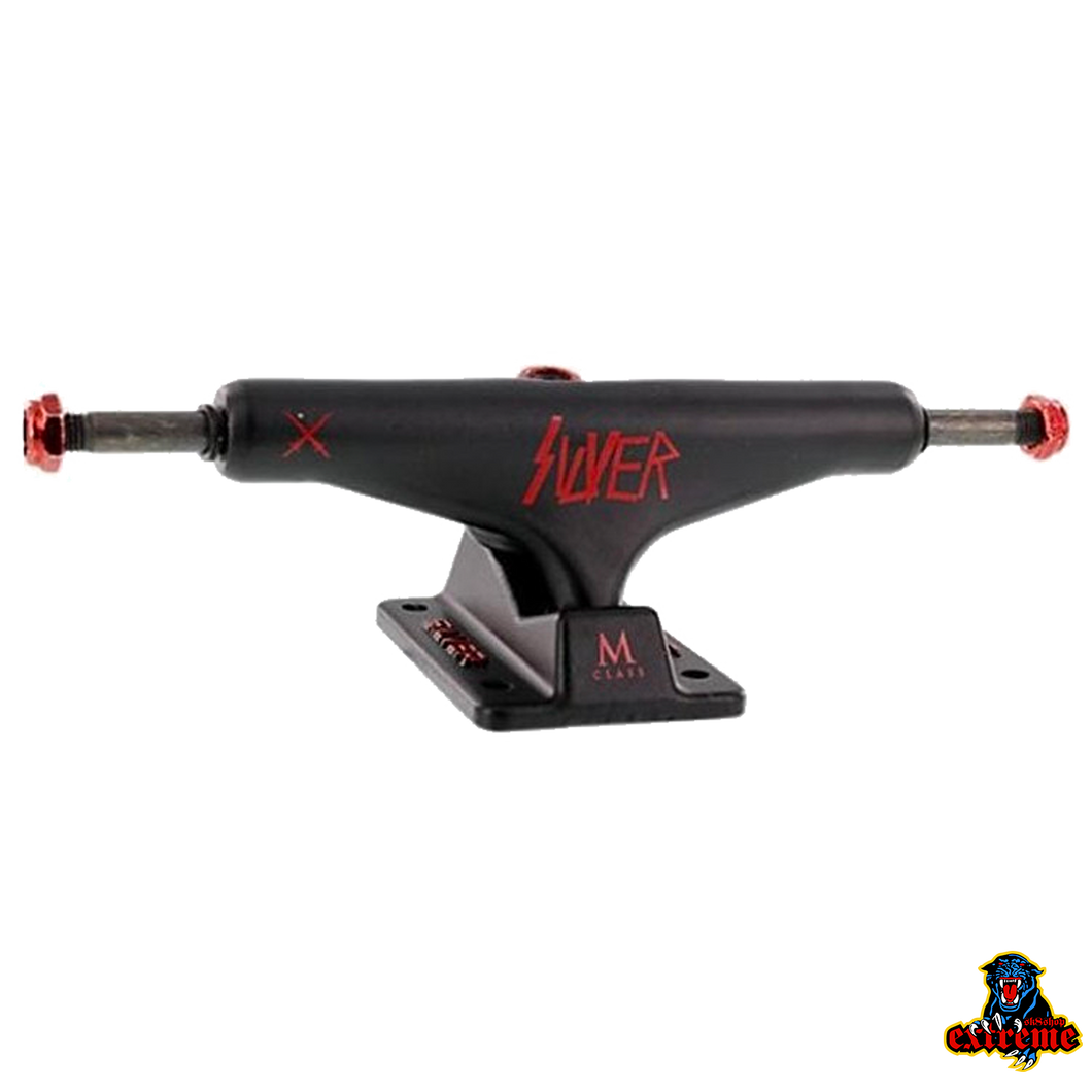 SILVER M-CLS 8.0 SKATEBOARD TRUCK Slayer Red (Set of 2)