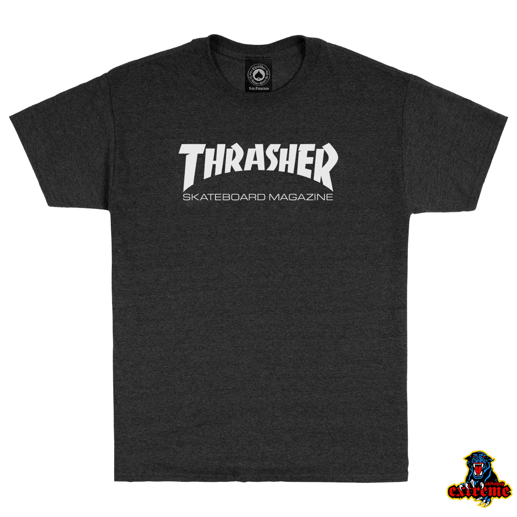 THRASHER T-SHIRT SKATE MAG LOGO Dark Heather