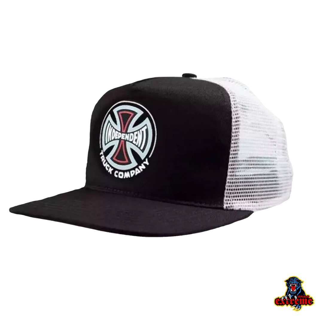 INDEPENDENT CAP Converge Meshback Cap Black/ White