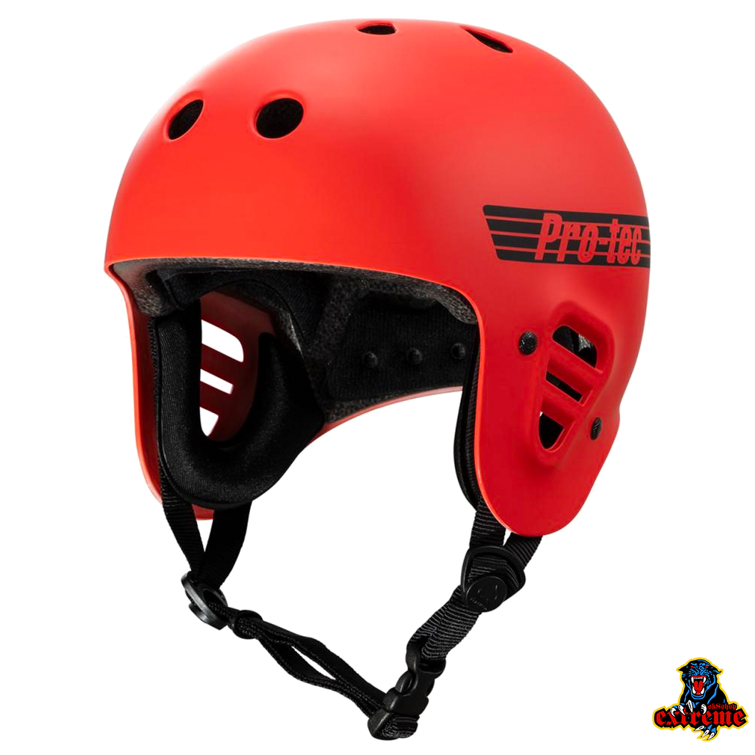 PRO-TEC Helmet Full Cut Cert Matt Bright Red