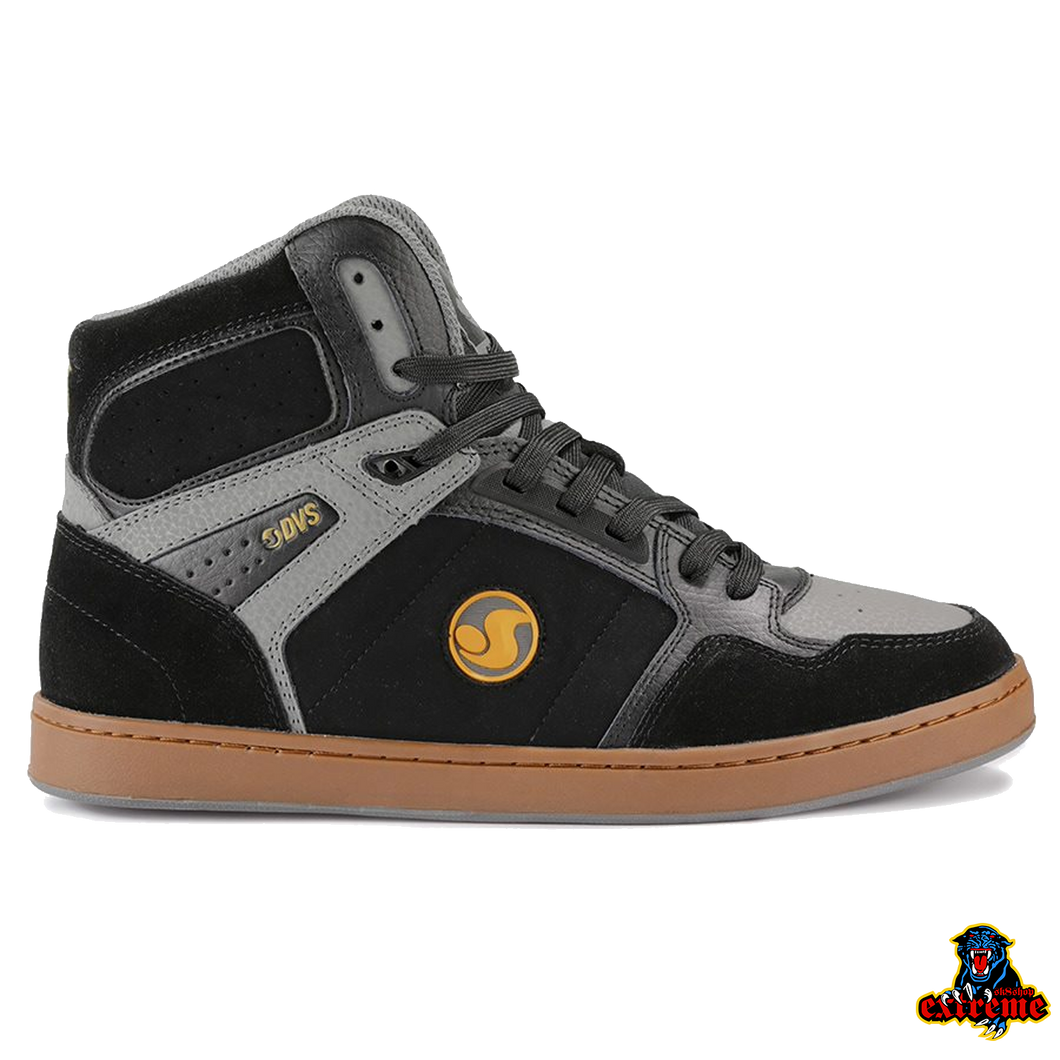 DVS HONCHO Black/ Charcoal Gold Gum Suede