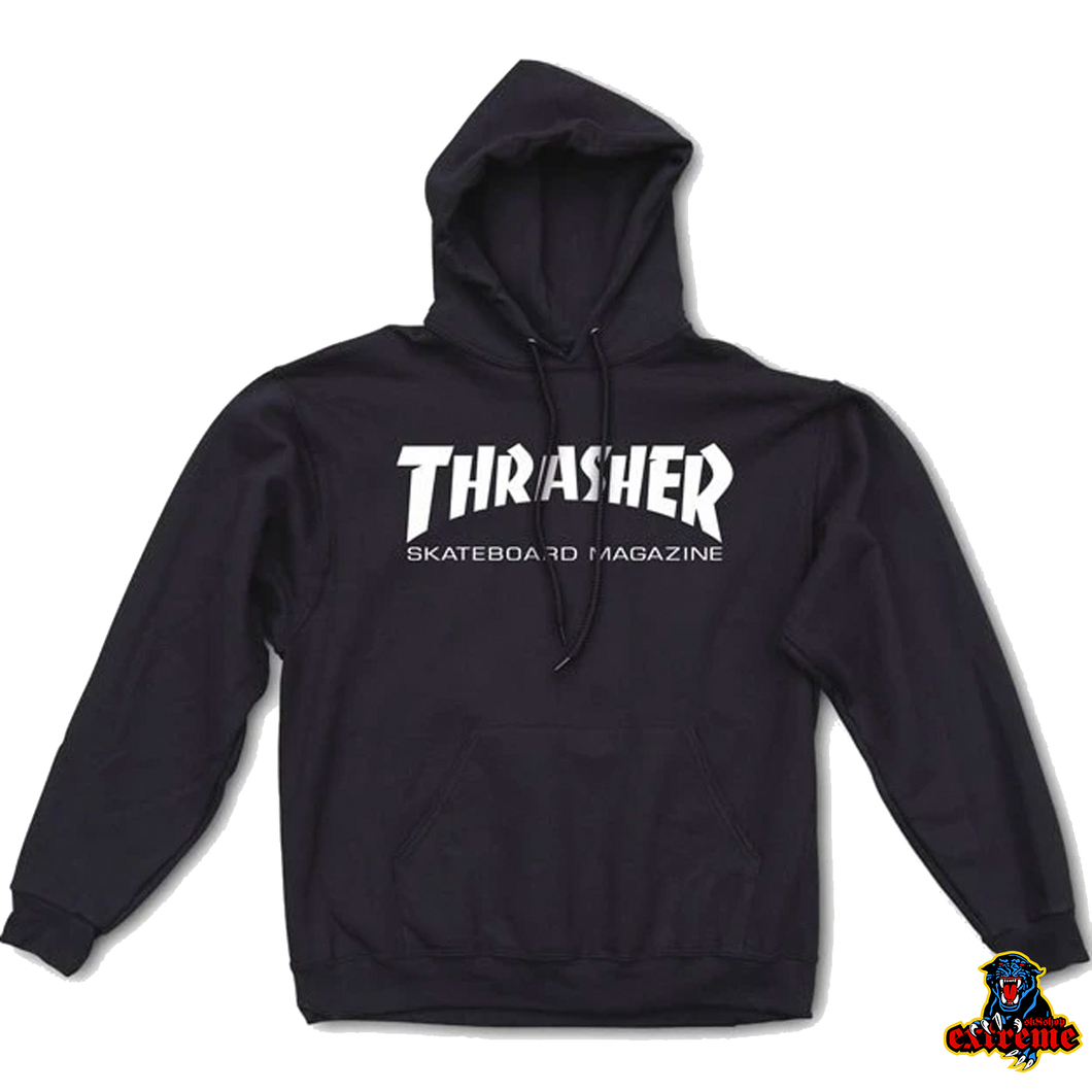 THRASHER HOODIE Skate Mag Black