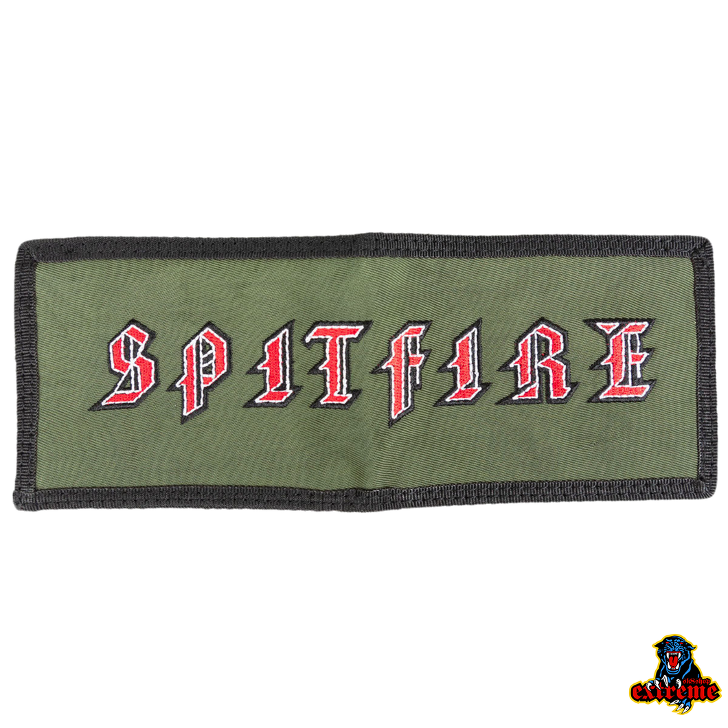 SPITFIRE OLD E Bi-Fold Wallet Olive