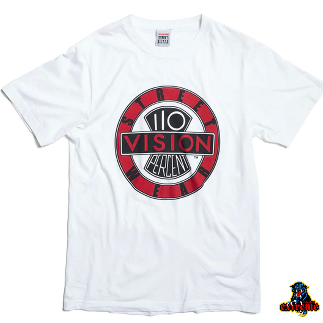 VISION STREETWEAR T-SHIRT 110% White