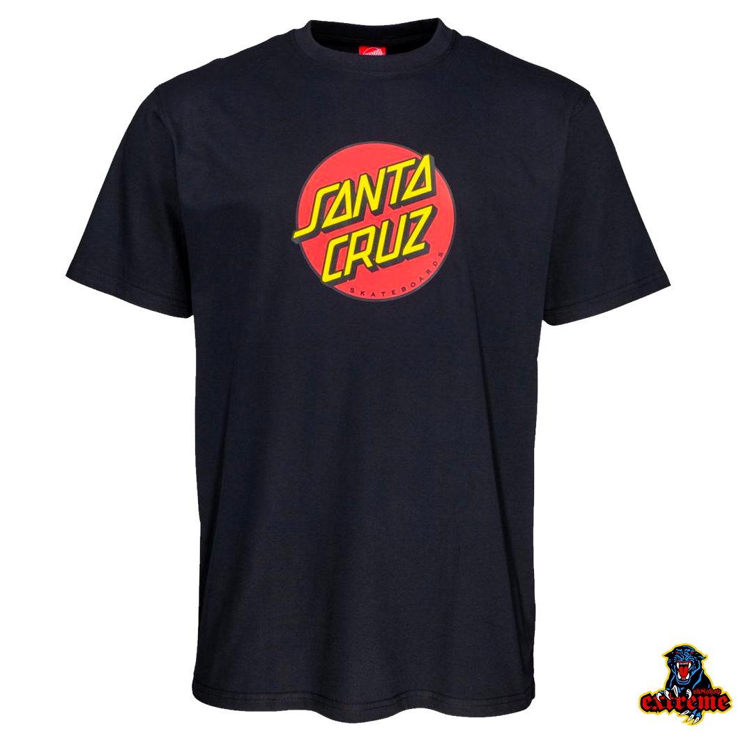 SANTA CRUZ T-Shirt Classic Dot Black