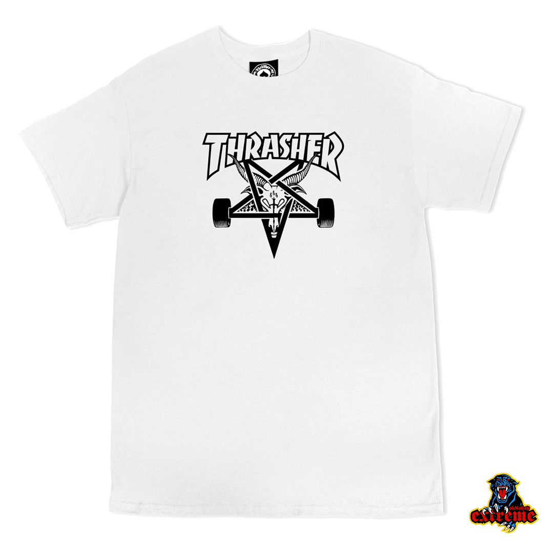 THRASHER T-SHIRT Skategoat White