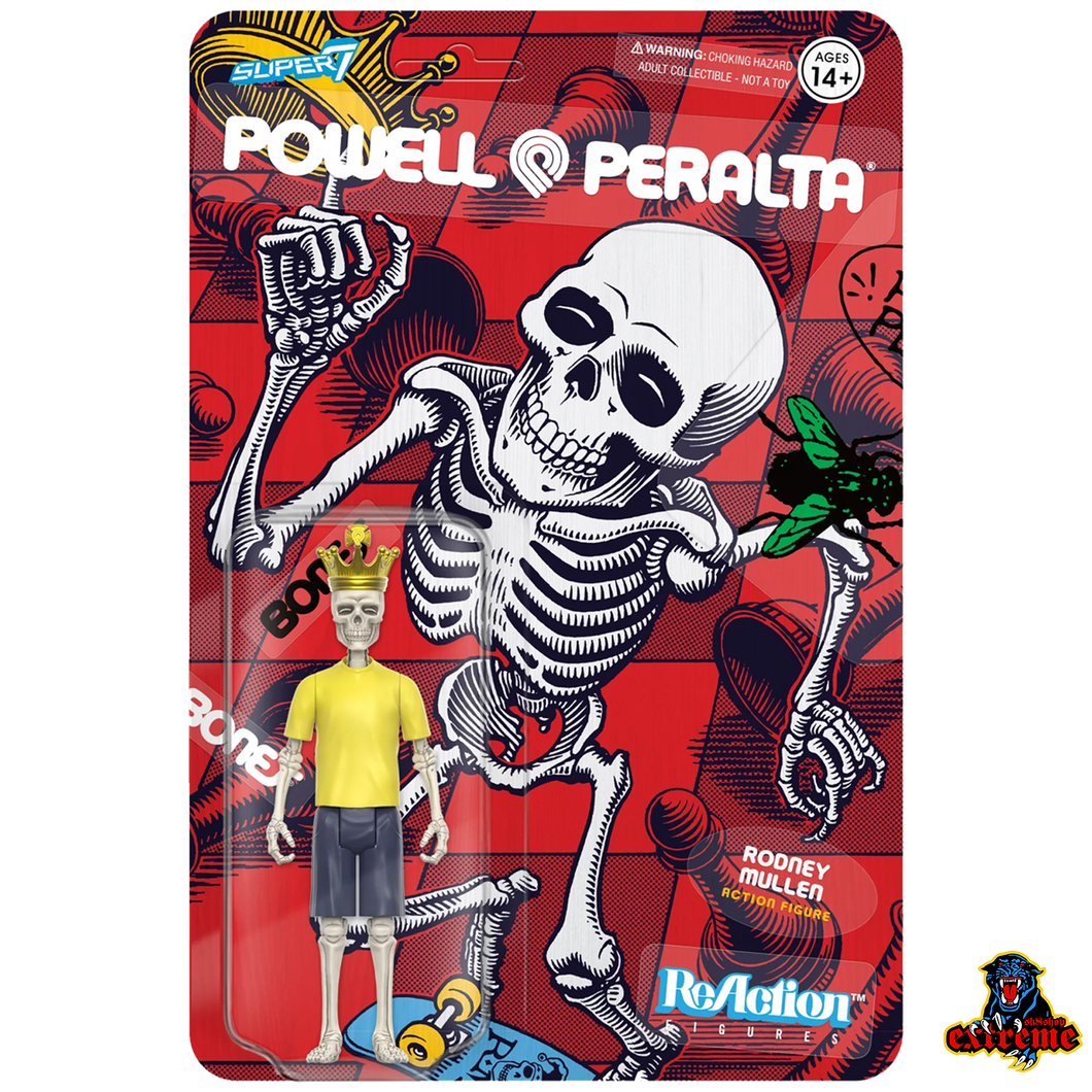SUPER 7 Powell Peralta- Bones Brigade Action Figure Mullen