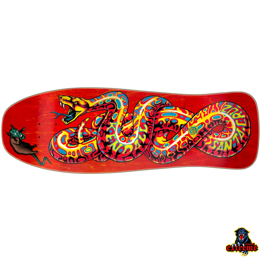 SANTA CRUZ DECK Kendall Snake Reissue Red