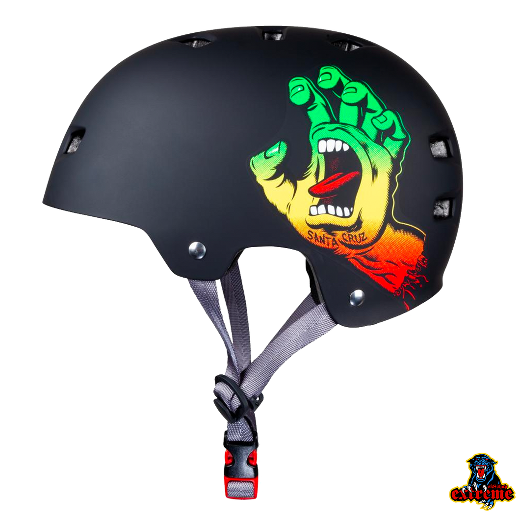 BULLET X SANTA CRUZ Screaming Hand Helmet Rasta