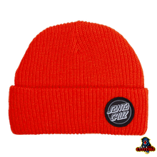 Load image into Gallery viewer, SANTA CRUZ BEANIE Outline dot Red O/S Adult
