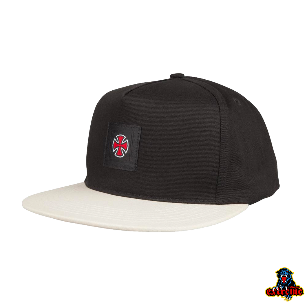 INDEPENDENT CAP Hachure Snapback Black/ Athletic Heather