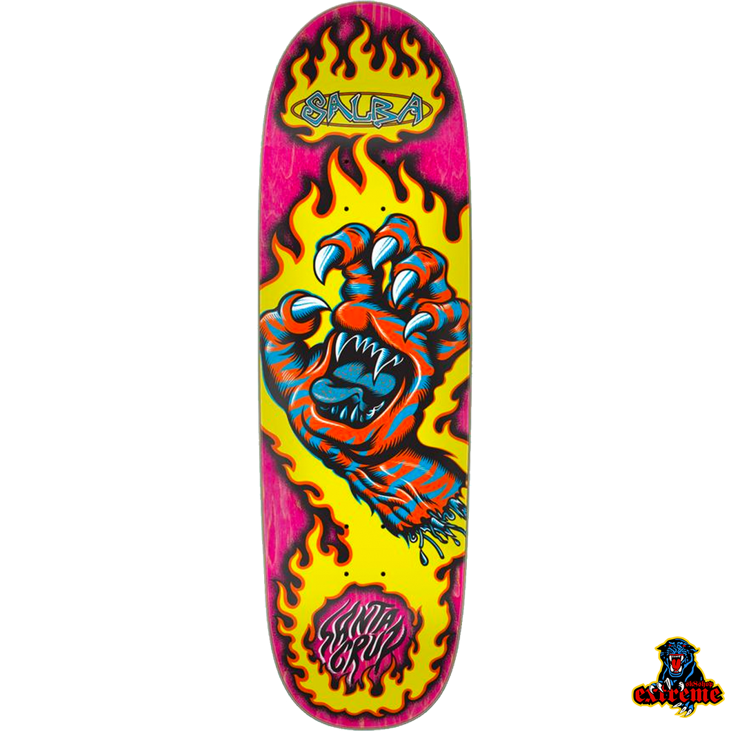 SANTA CRUZ DECK Tiger Hand Shaped