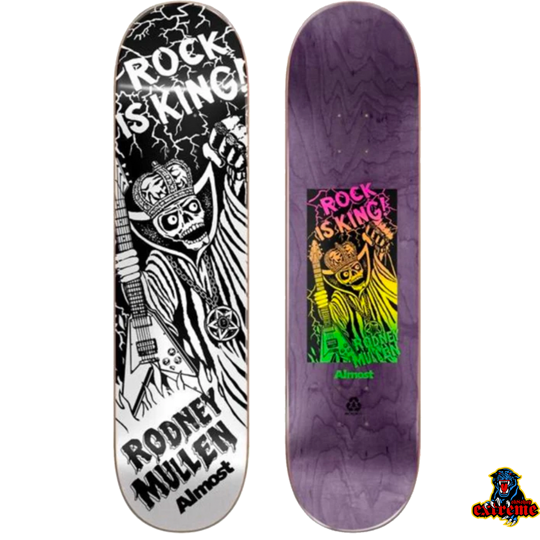 ALMOST DECK  MULLEN KING R7 Black/ White