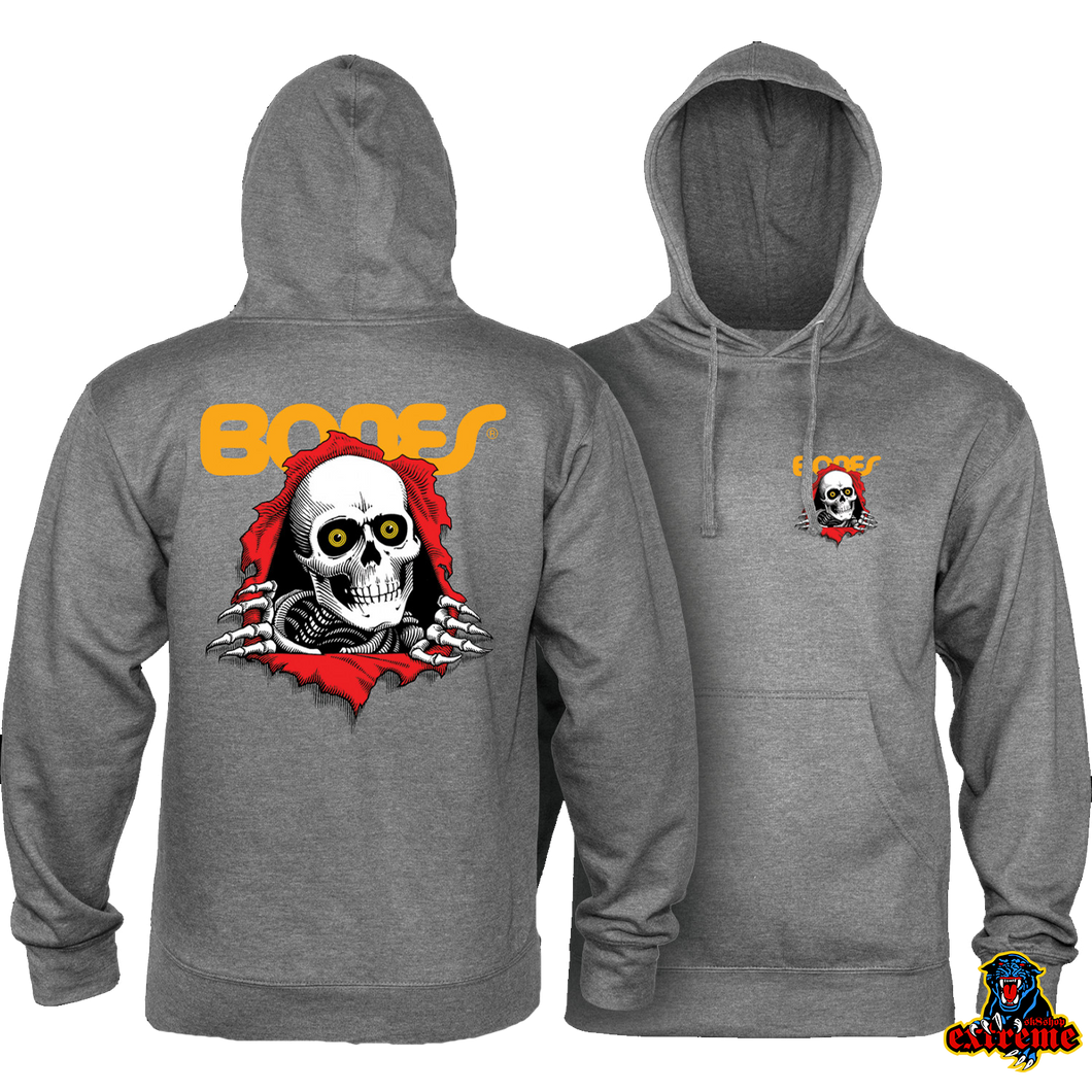 POWELL PERALTA HOODIE PP RIPPER Grey