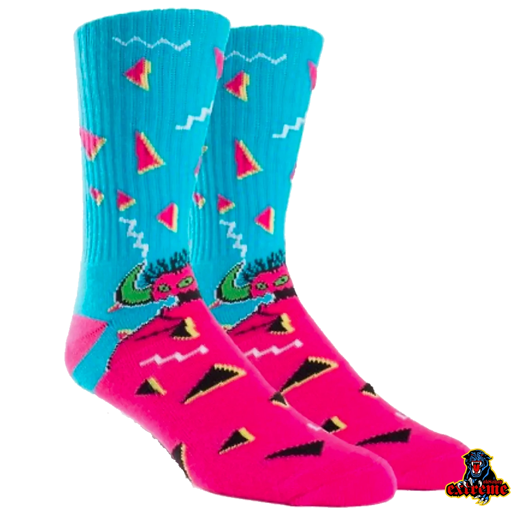 TOY MACHINE SOCK 80S MONSTER CREW Multi