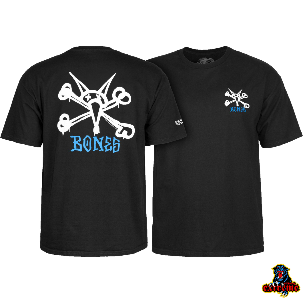 POWELL PERALTA  T-SHIRT PP RAT BONES Black