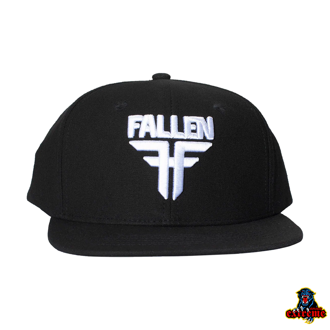 FALLEN INSIGNIA FLAT HAT Black