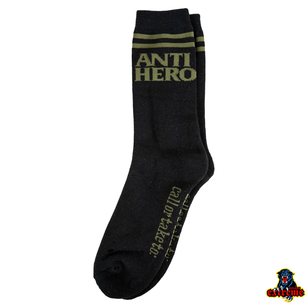 ANTI-HERO SOCK Black/ Olive