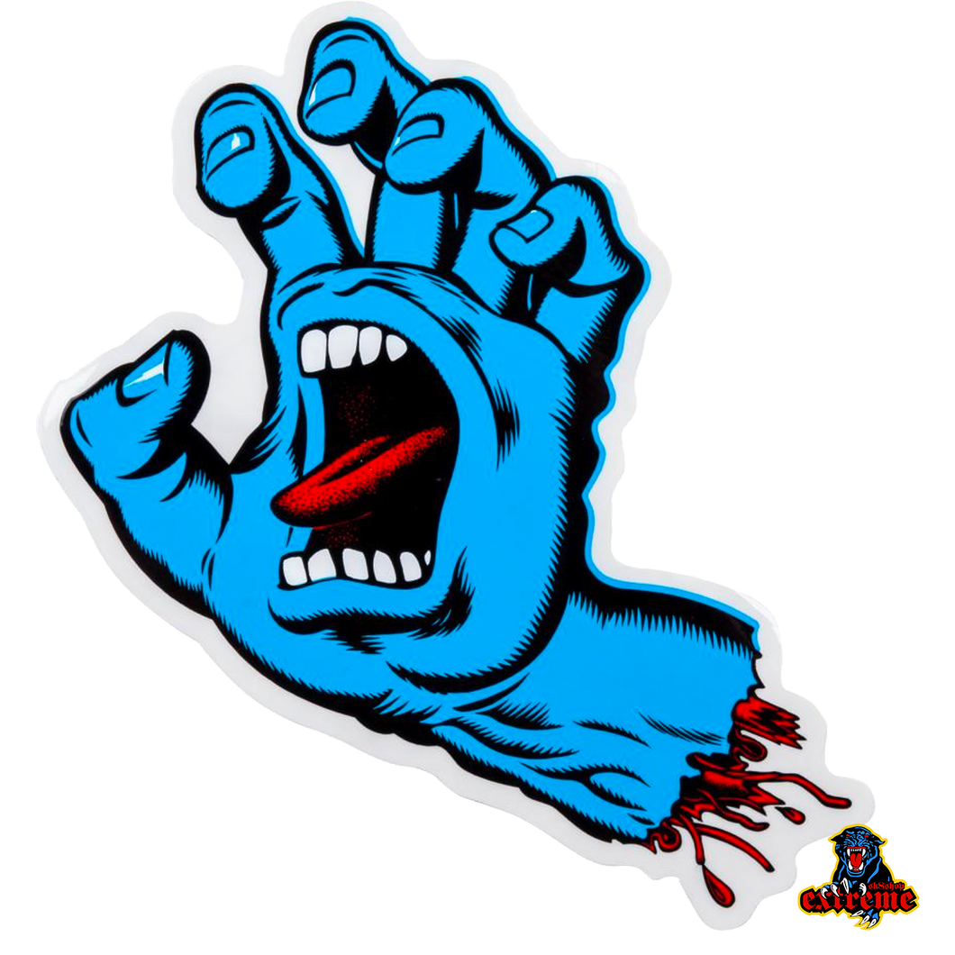 SANTA CRUZ Sticker Screaming Hand 6''