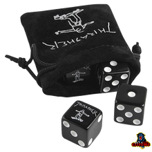 Load image into Gallery viewer, THRASHER Dice Set Black (5)
