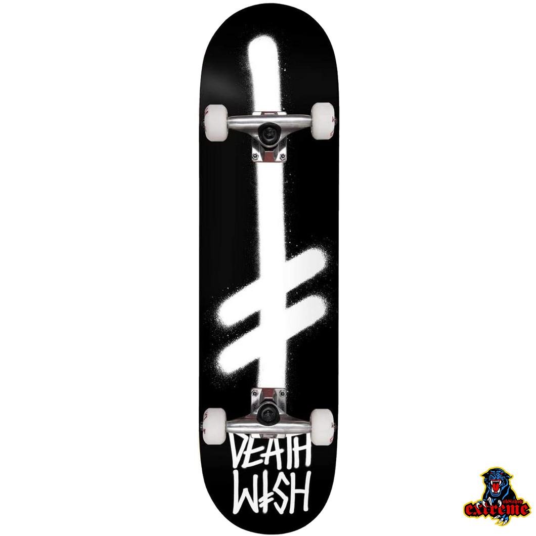 DEATHWISH Complete Gang Logo Black/ White 8.25