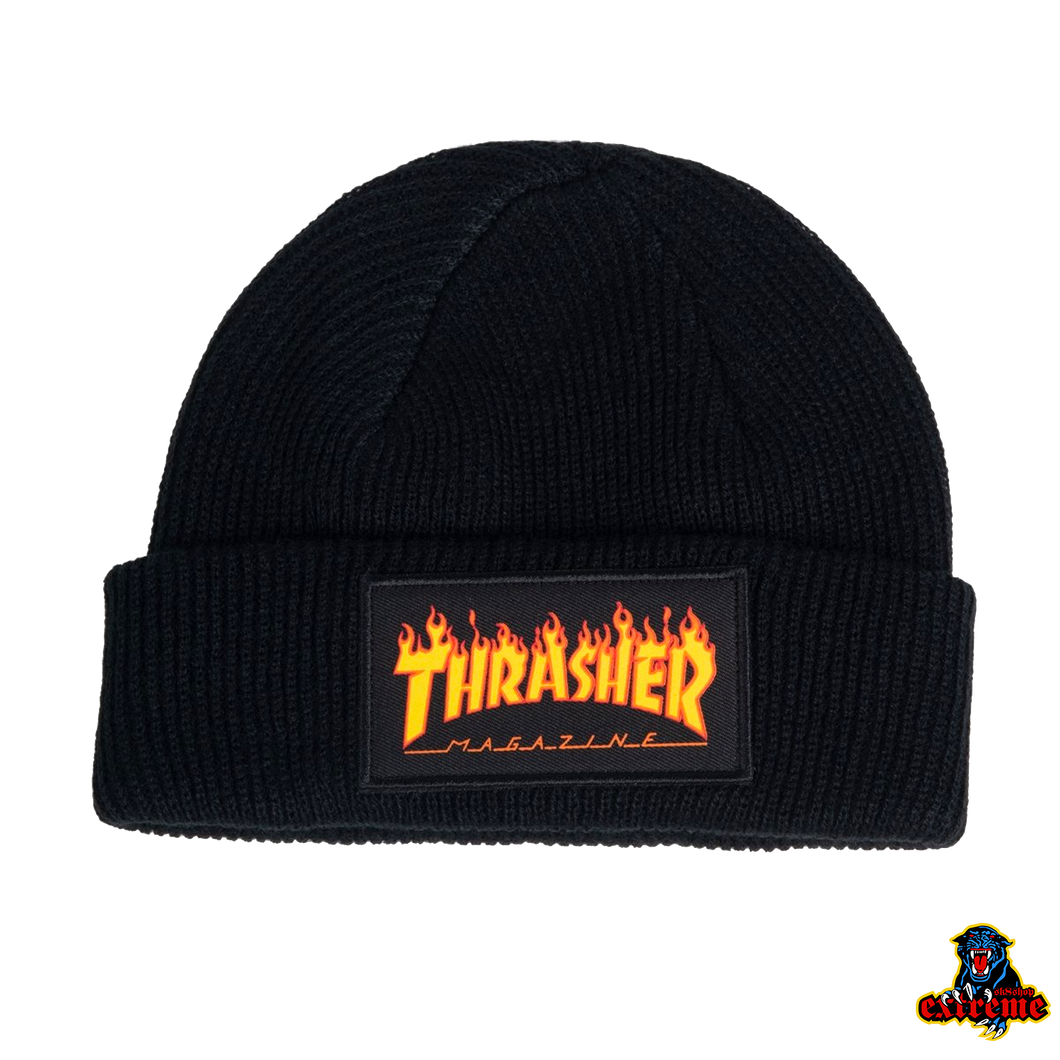 THRASHER Flame Logo Beanie